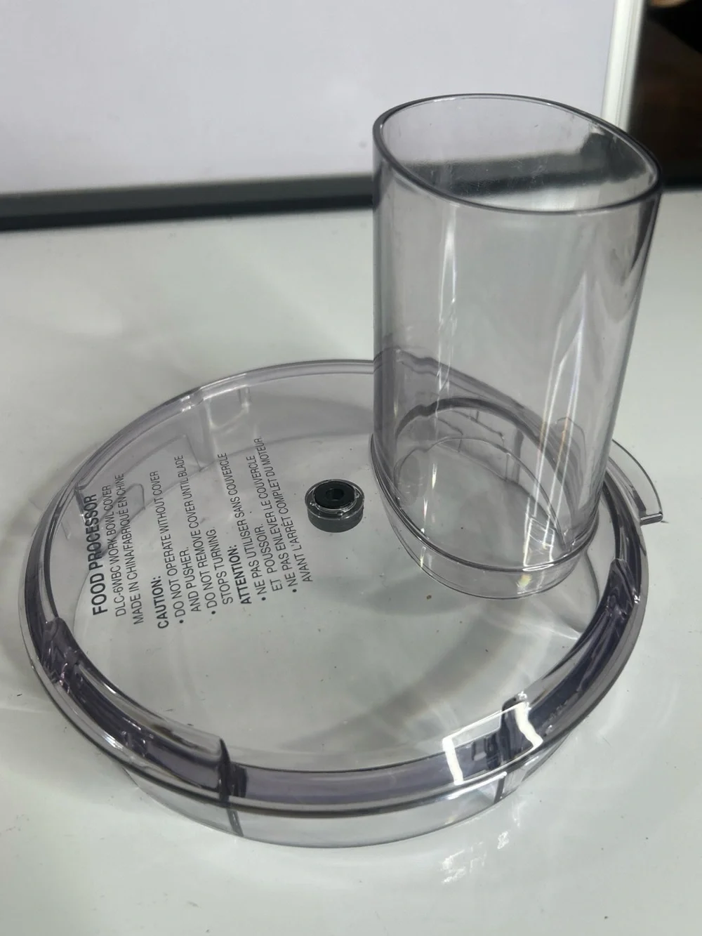 Cuisinart DLC-6WBC Work Bowl Cover Lid DLC-6 Food Processor Part Read!
